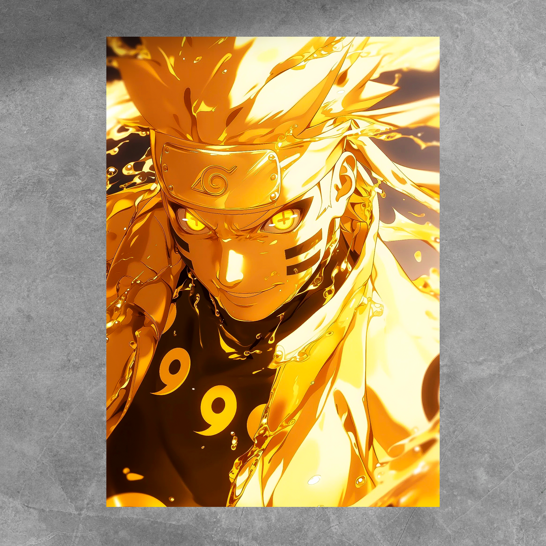 Naruto Nine-Tailed Poster – ANZOKU