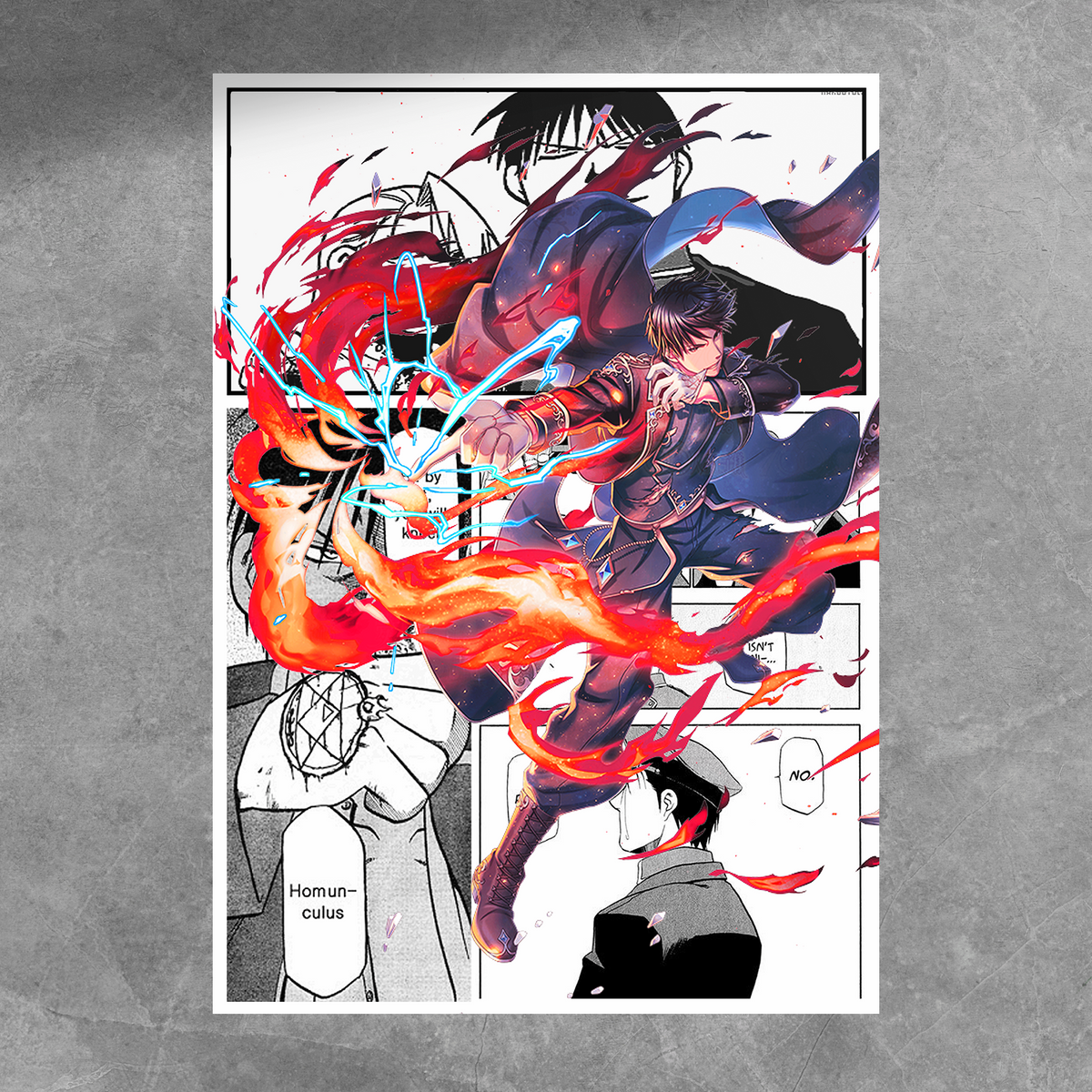 Roy Mustang Manga Poster