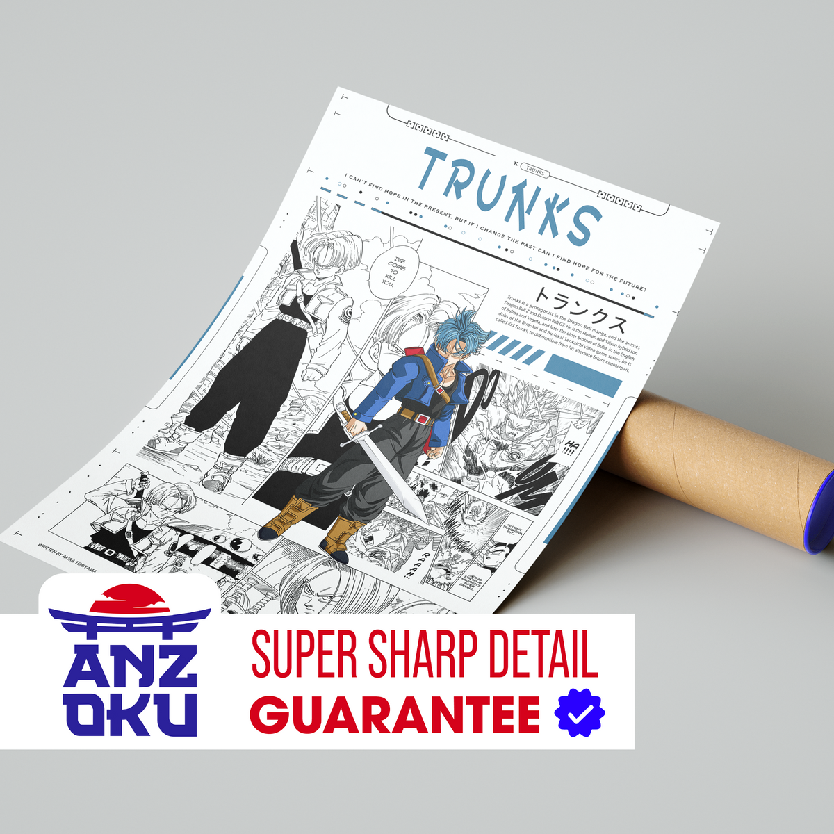 Trunks Manga Poster