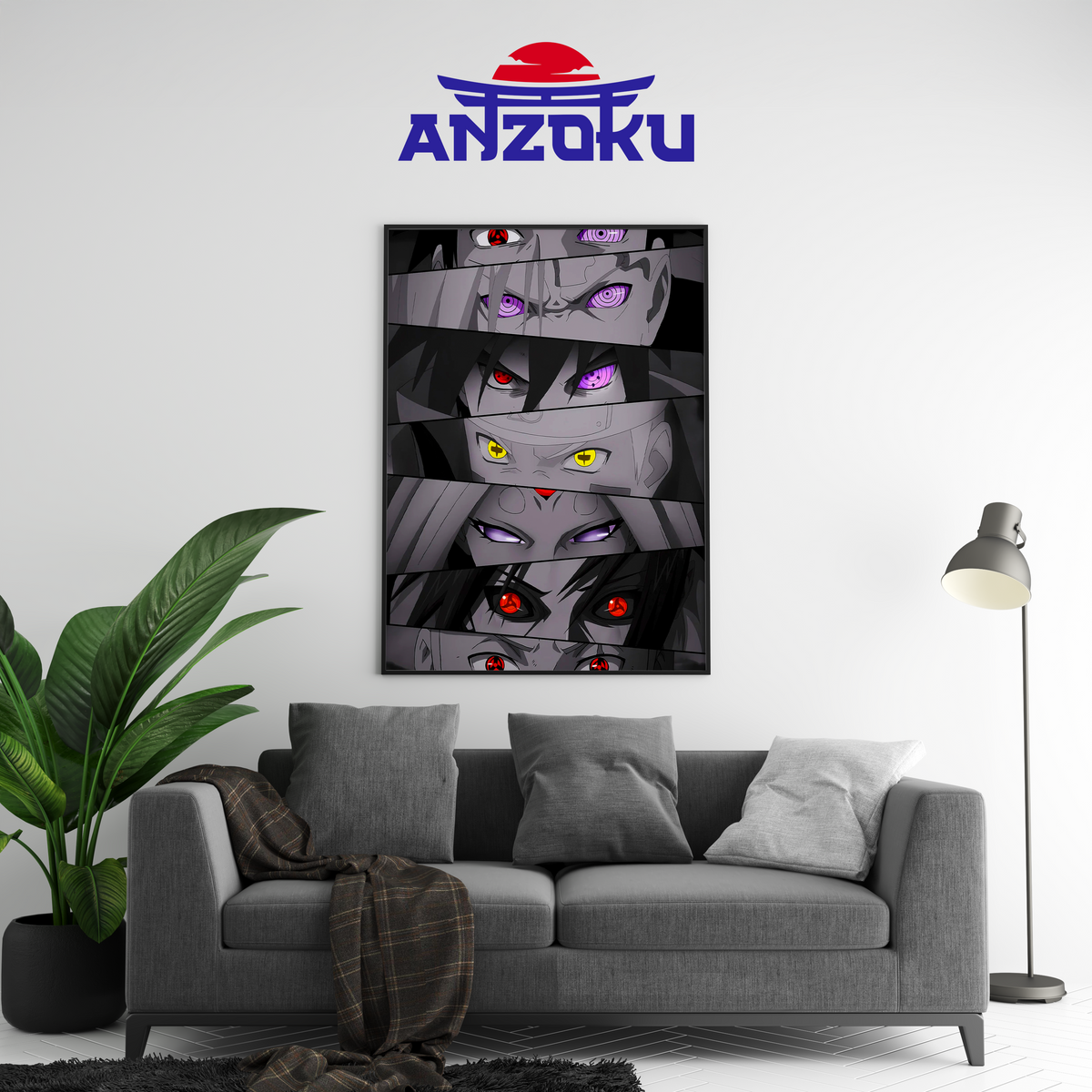 Naruto Anime Eyes Poster