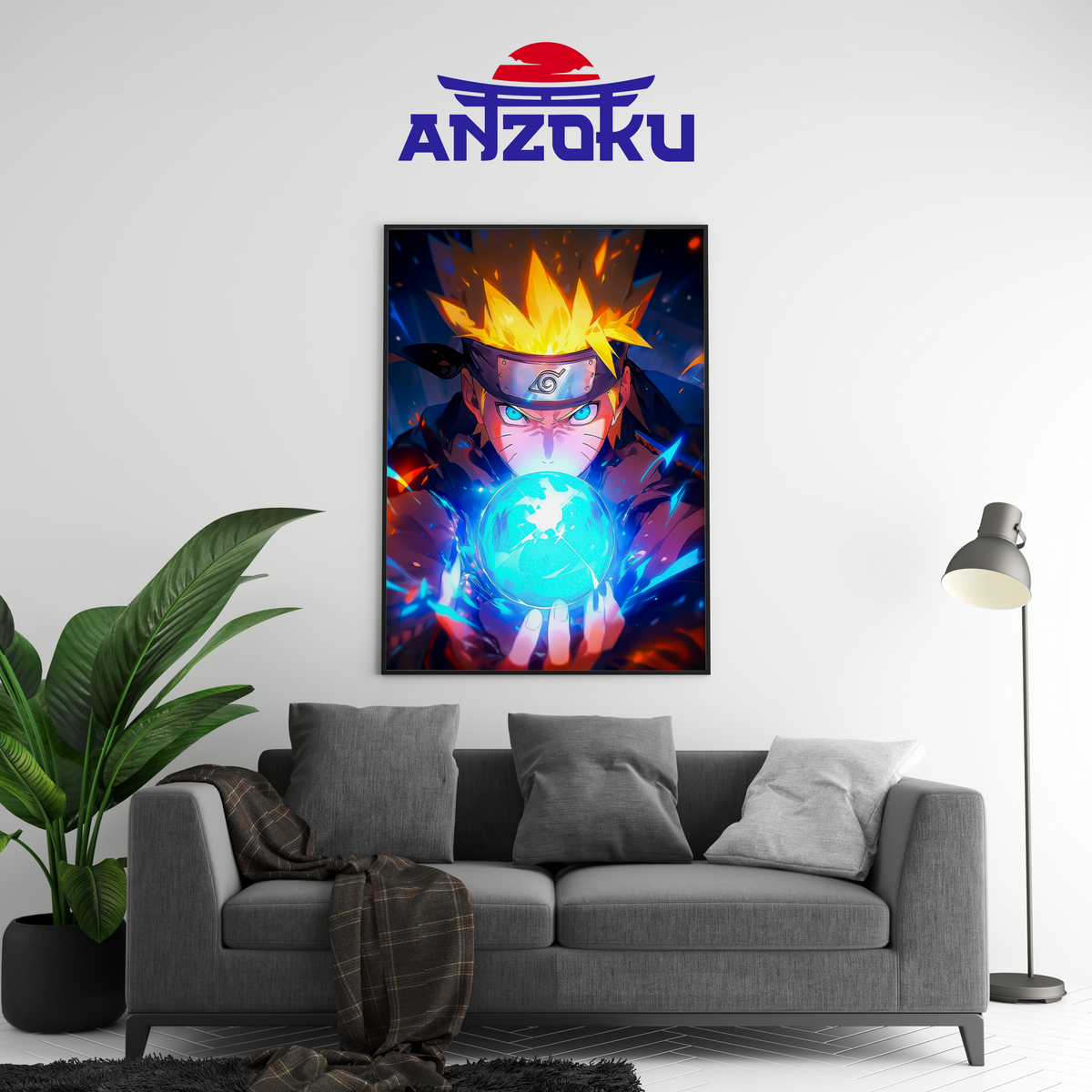 Naruto Uzumaki Rasengan Poster