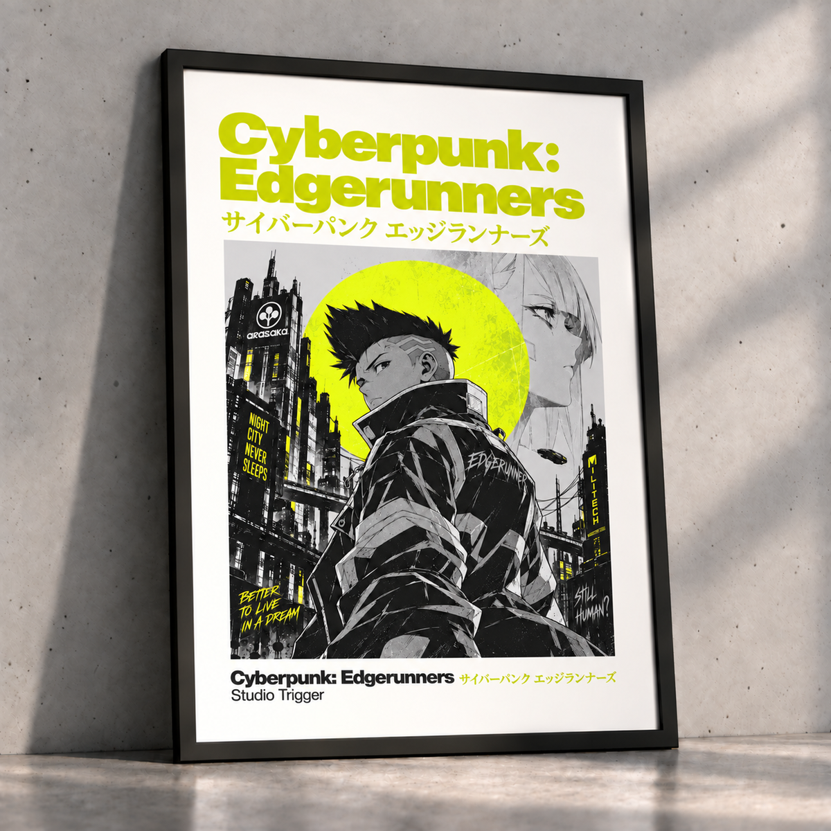 Cyberpunk Edgerunners Anime Poster