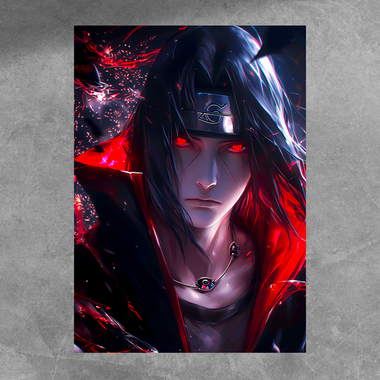 Fierce Itachi Uchiha Poster
