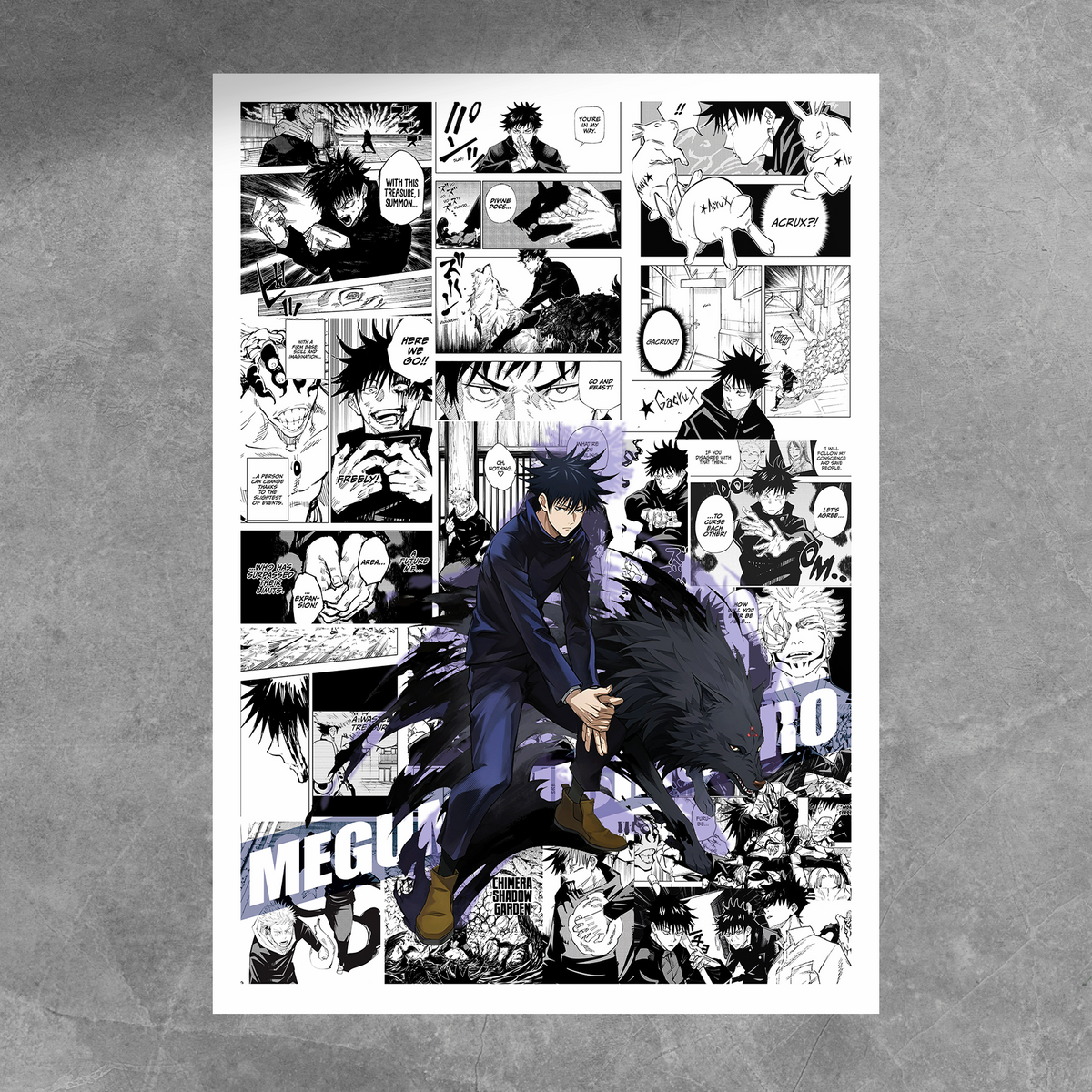 Megumi Manga Poster