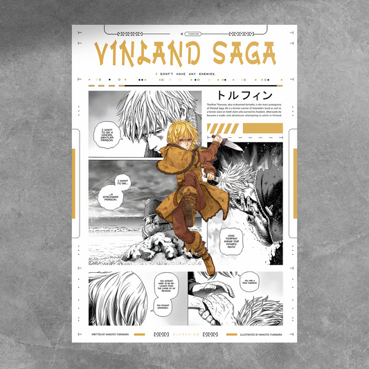Thorfinn Manga Poster