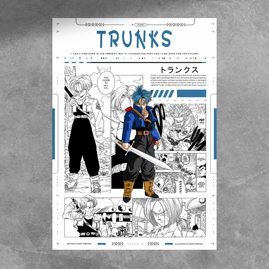 Trunks Manga Poster