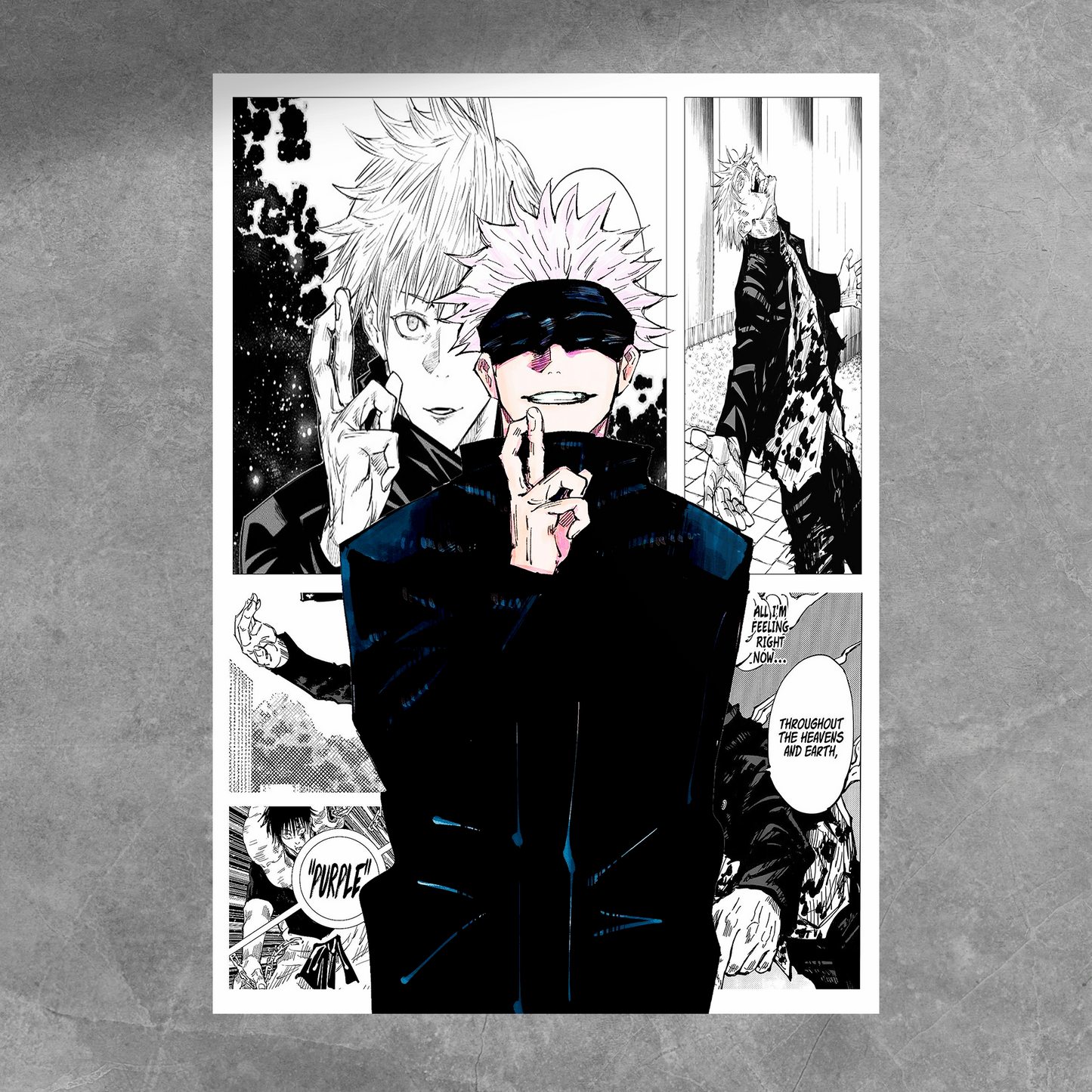 Satoru Gojo Manga Poster