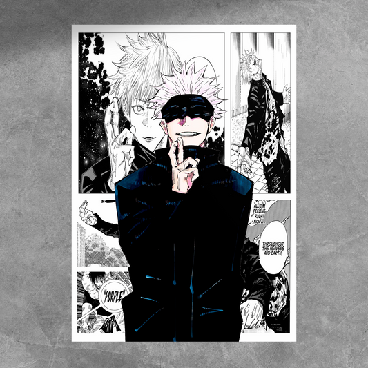 Satoru Gojo Manga Poster