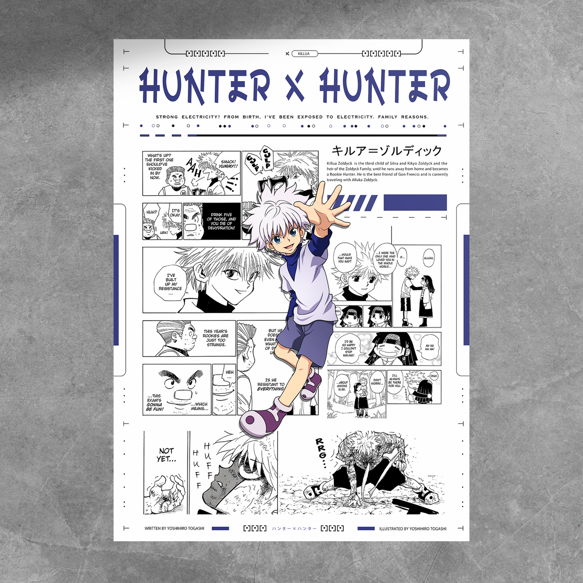 Killua Manga Poster