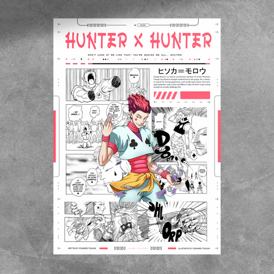 Hisoka Manga Poster