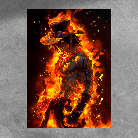 Fire Fist Ace Poster