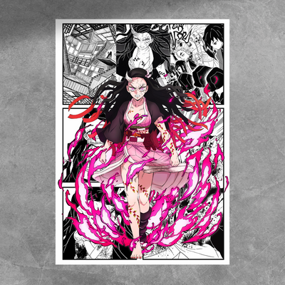 Nezuko Manga Poster