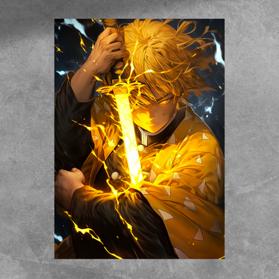 Zenitsu Flash Poster