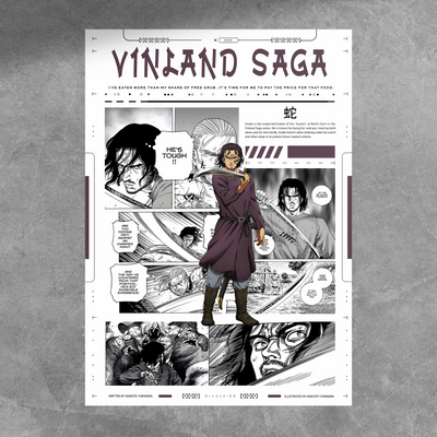 Snake Manga Poster