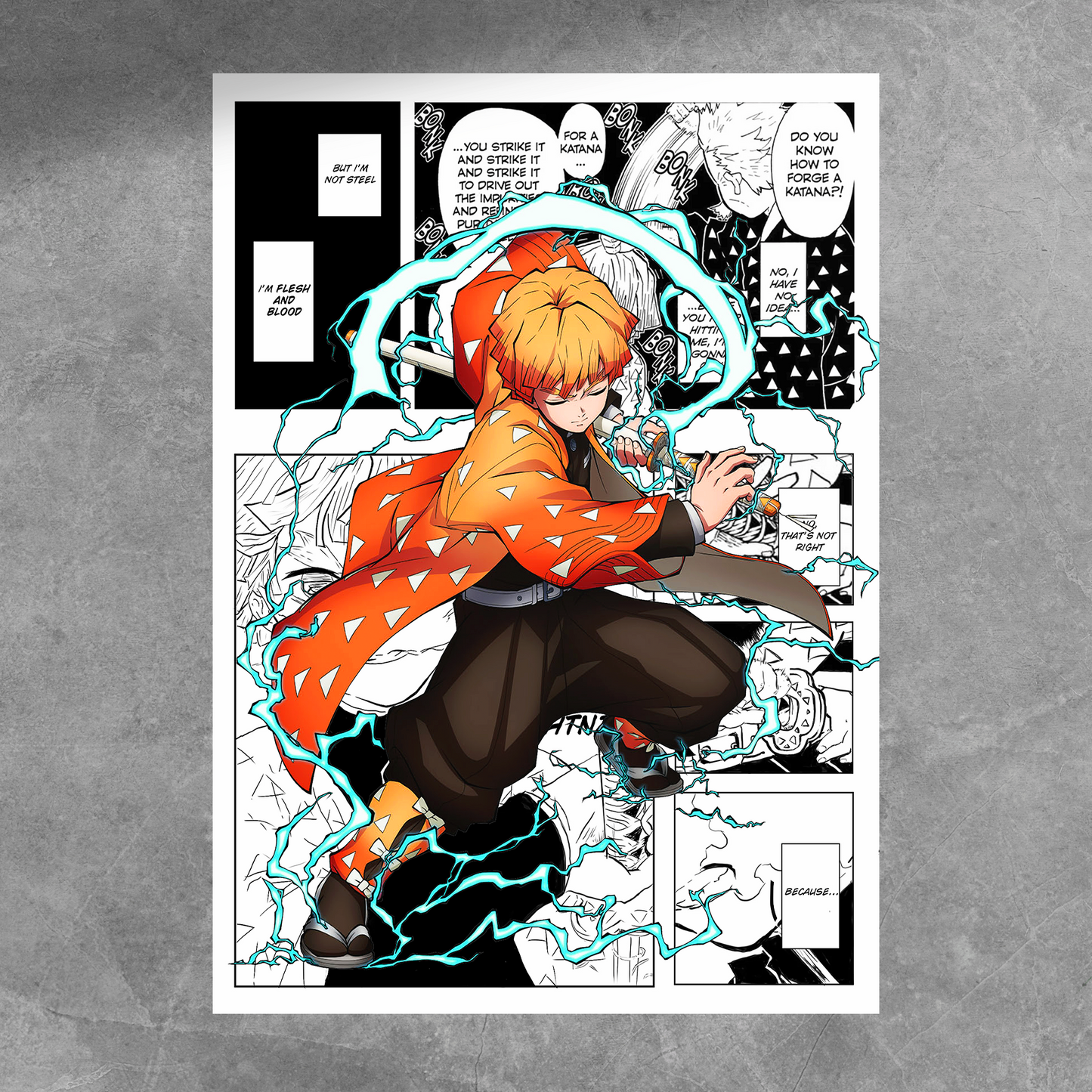 Zenitsu Manga Poster