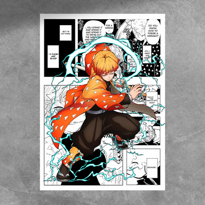 Zenitsu Manga Poster