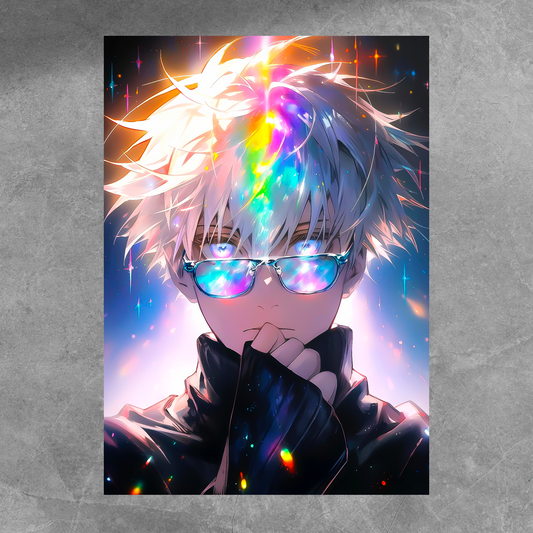 Limitless Holo Gojo Poster