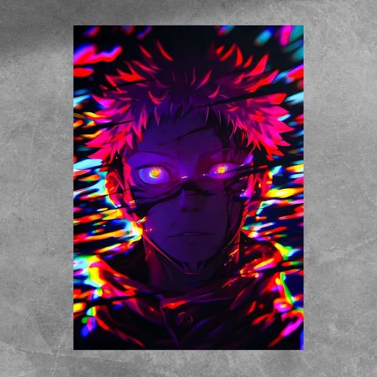 Ryomen Sukuna Holo Poster