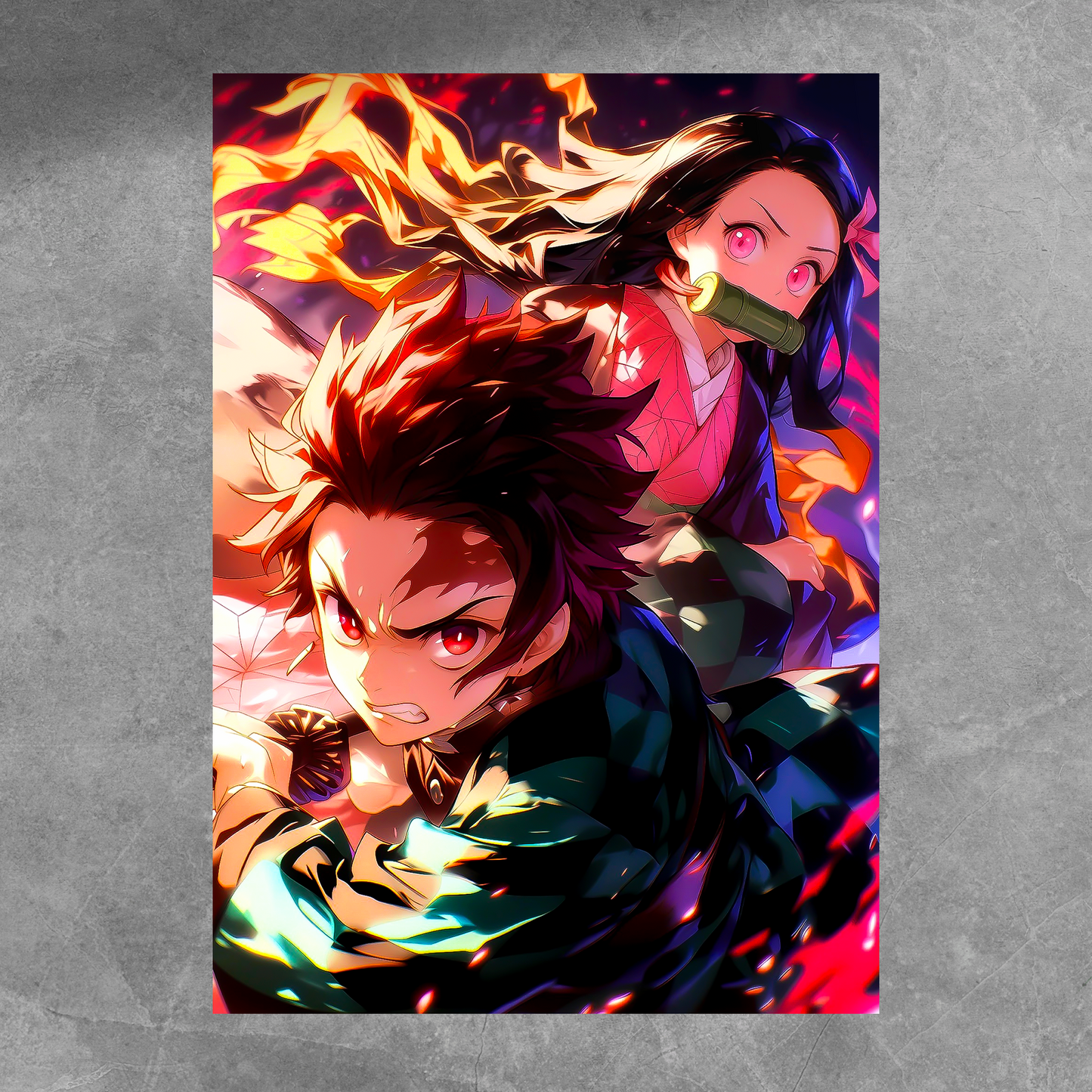 Nezuko & Tanjiro Poster