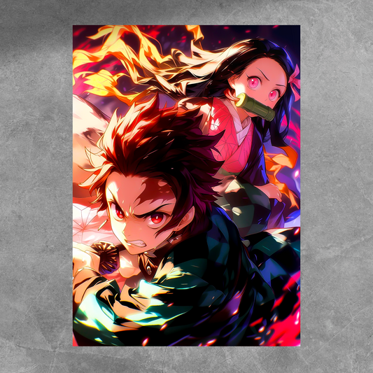 Nezuko & Tanjiro Poster