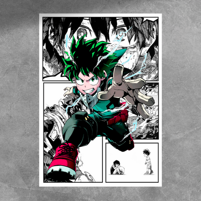 Deku Manga Poster