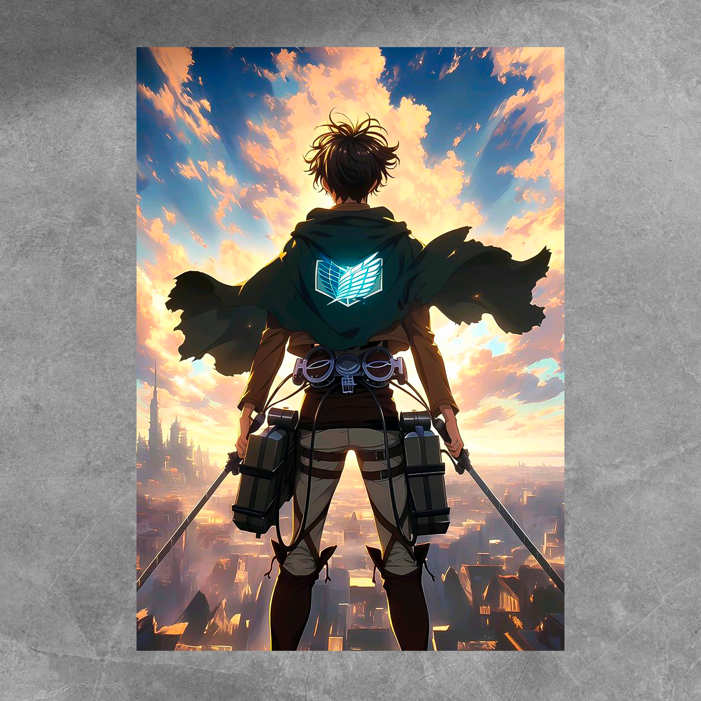 Eren Yeager Scout Poster