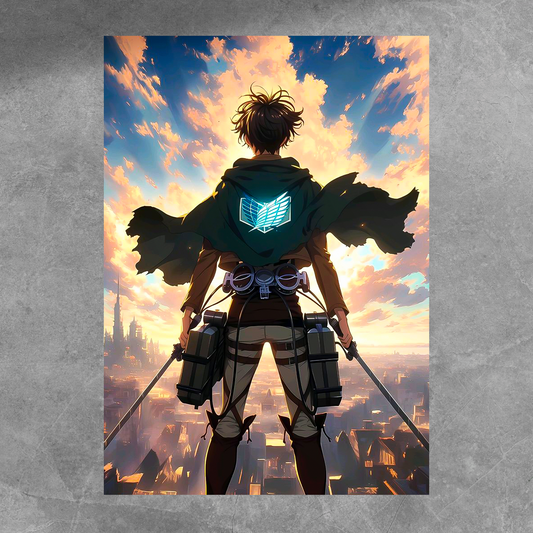 Eren Yeager Scout Poster