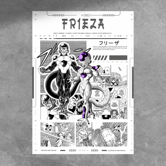 Frieza Manga Poster