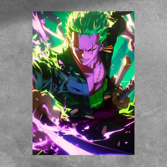 Zoro Action Poster