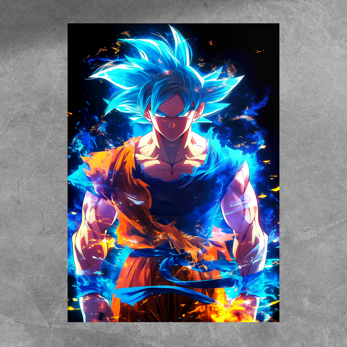 Goku Neon Poster