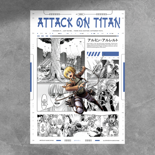 Armin Manga Poster