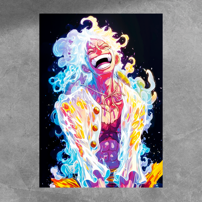 Luffy Nika Gear Poster