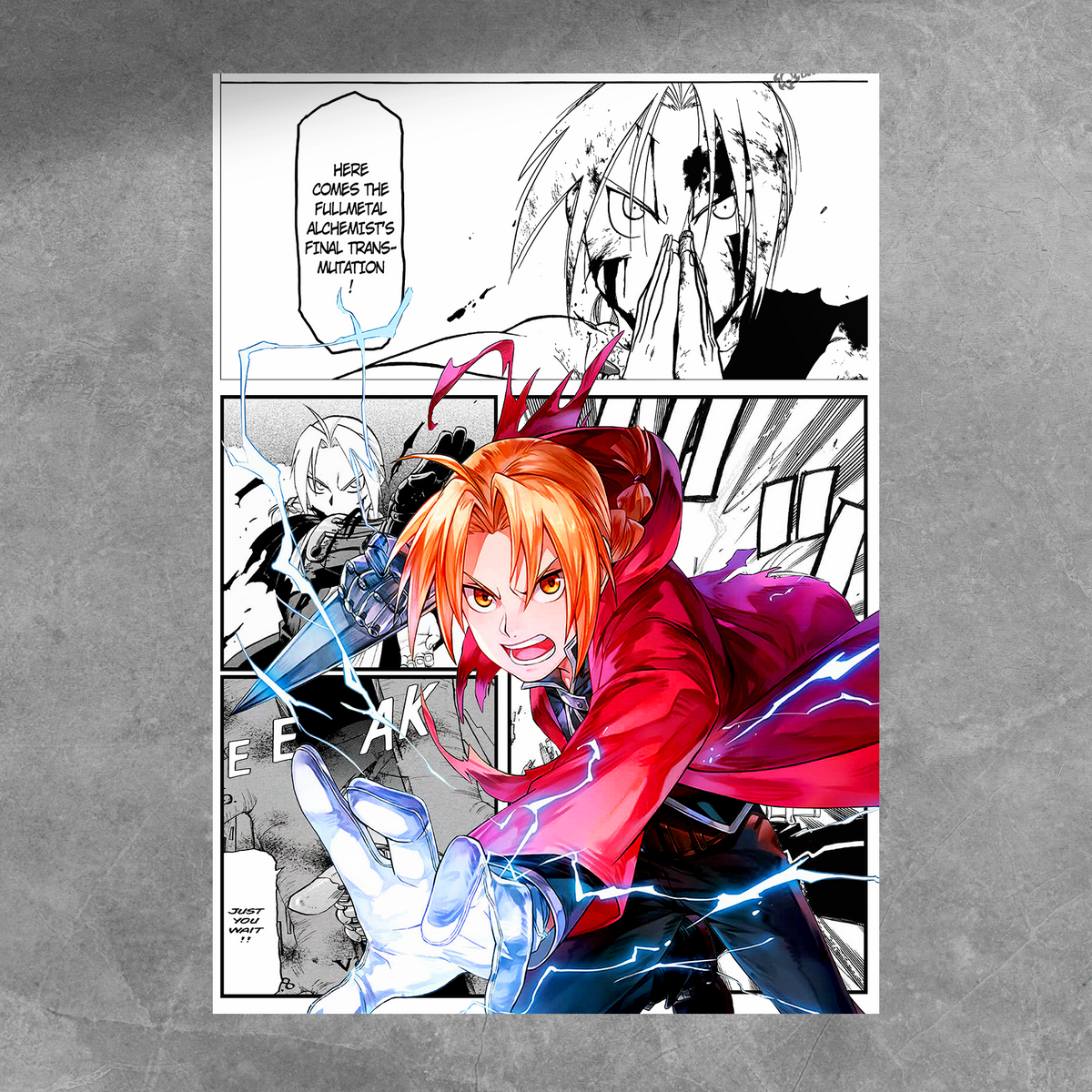 Edward Manga Poster