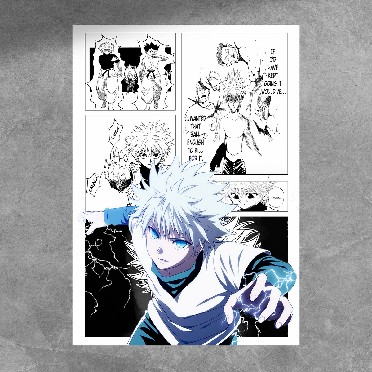 Killua Manga Poster