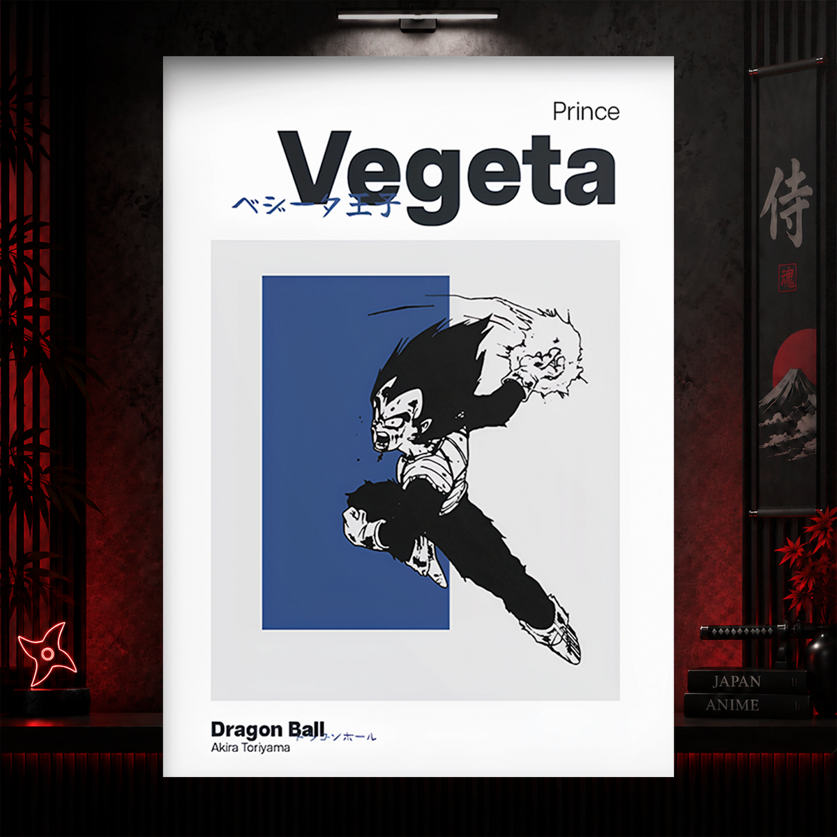 Vegeta Origin Series Poster