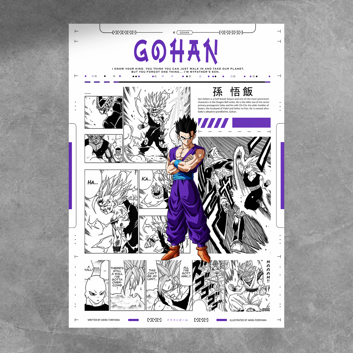 Gohan Manga Poster