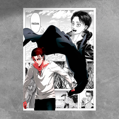 Eren Manga Poster