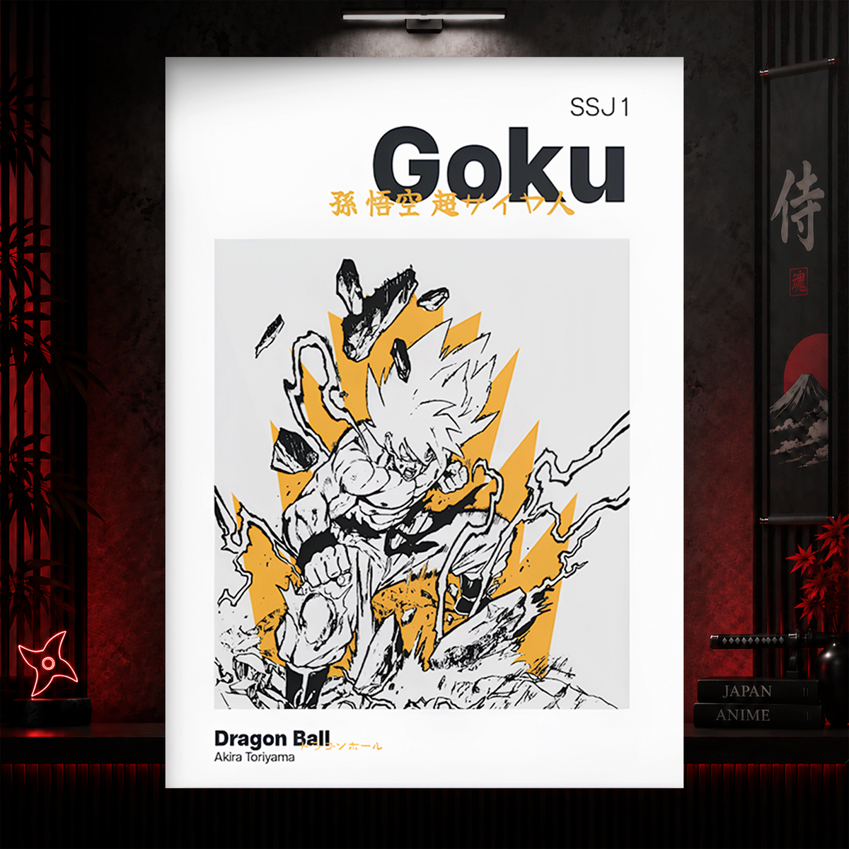 Goku Saiyan Origin Series Poster