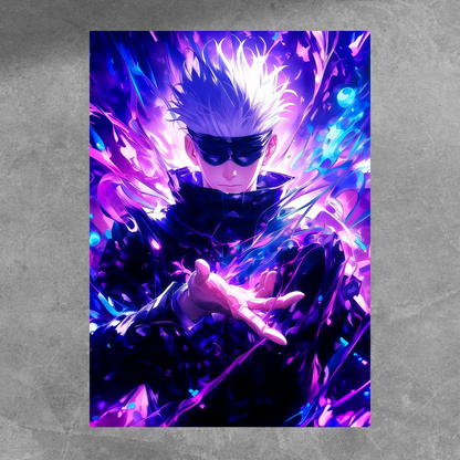 Satoru Gojo Flux Poster