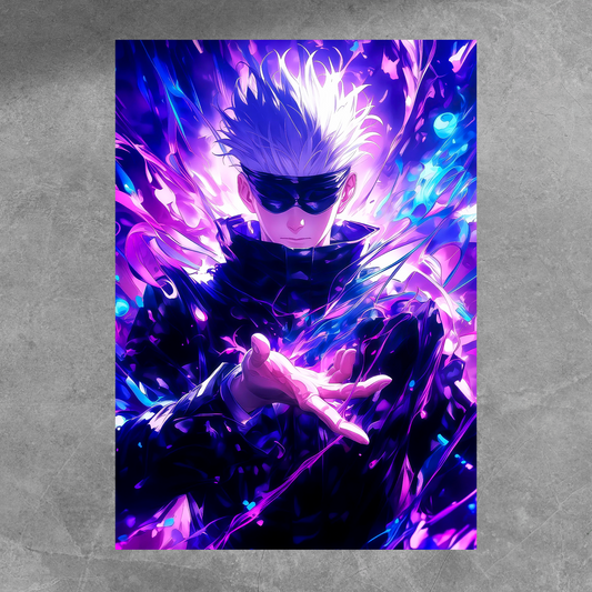 Satoru Gojo Flux Poster
