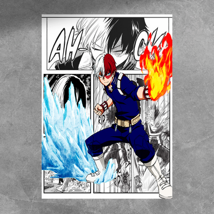 Todoroki Manga Poster