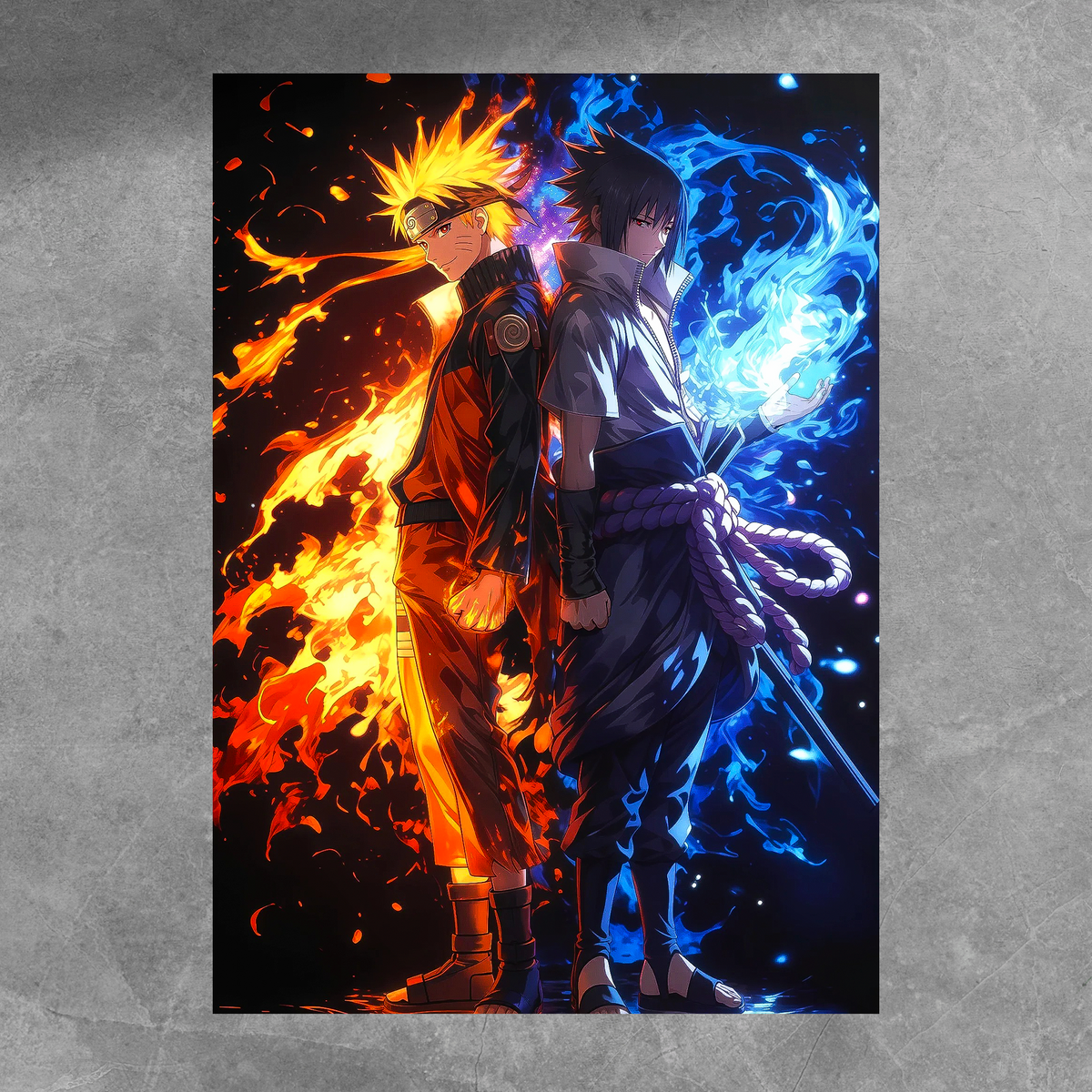 Sasuke X Naruto Poster