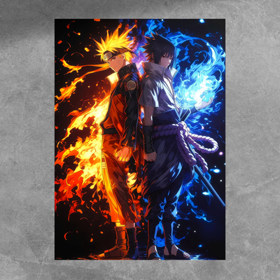 Sasuke X Naruto Poster