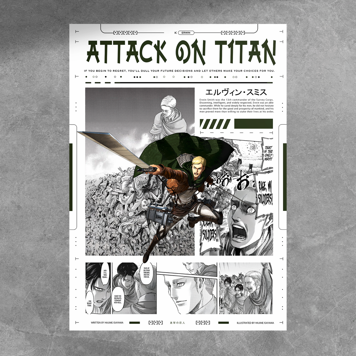 Erwin Manga Poster