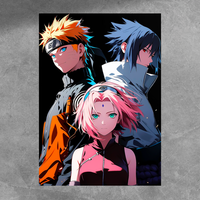 Team 7 Naruto Poster