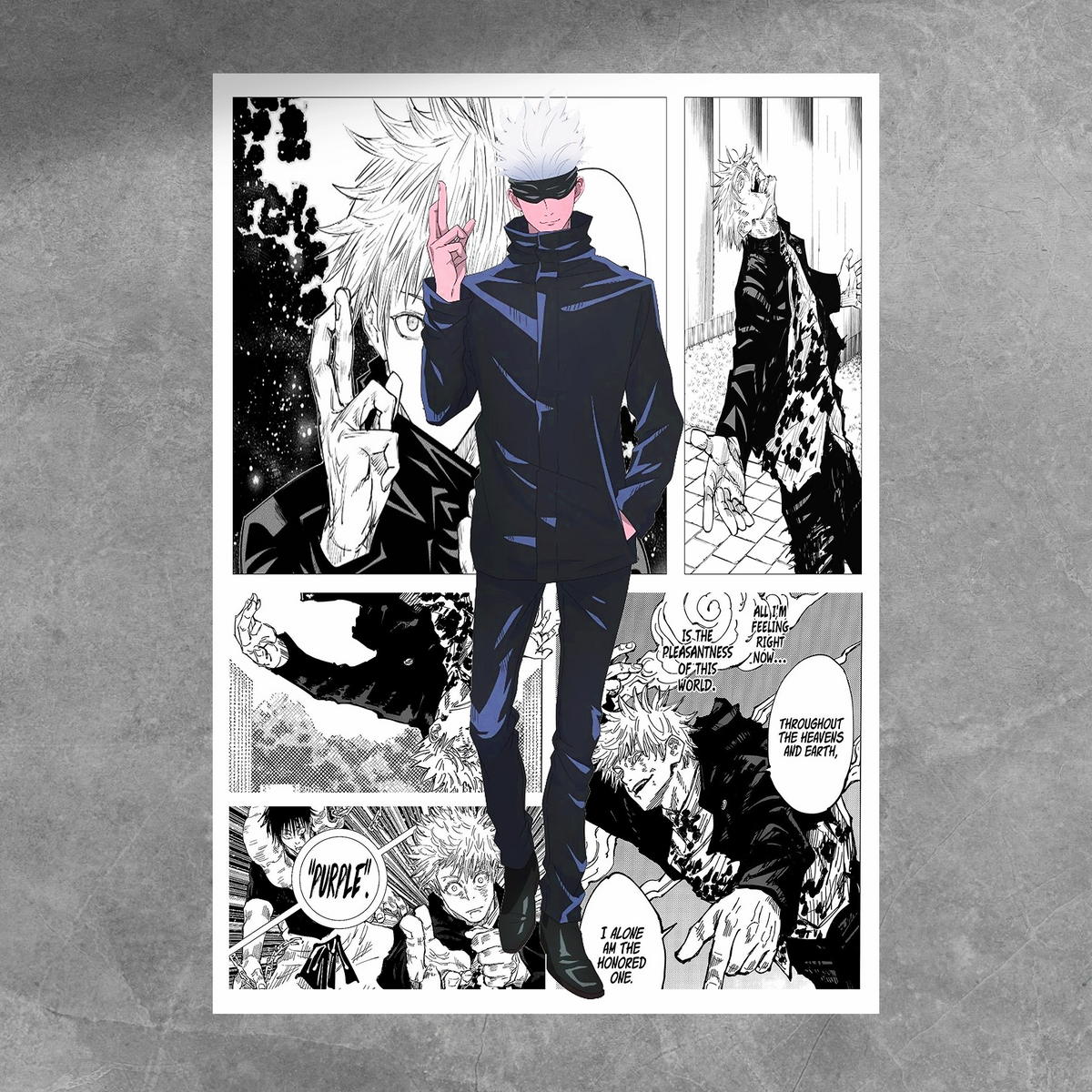 Satoru Gojo Manga Poster