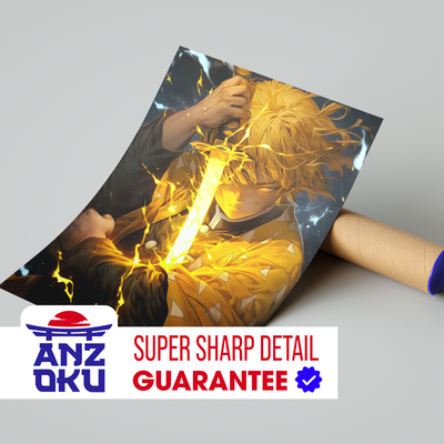 Zenitsu Flash Poster