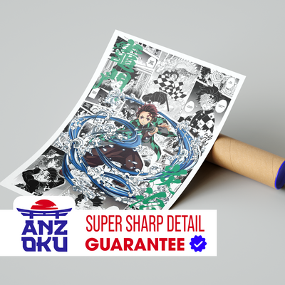Tanjiro Manga Poster