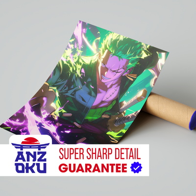 Zoro Action Poster