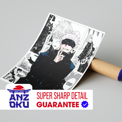 Satoru Gojo Manga Poster